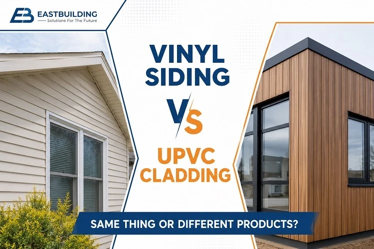 Vinyl siding vs UPVC cladding: same thing or different products?